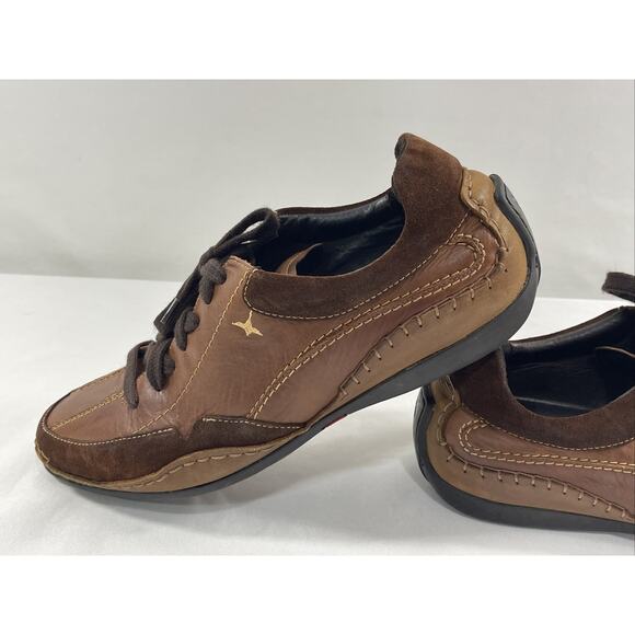 Pikolinos Mens size 42 Hand-Sewn European Walking Shoe Brown Leather. Beautiful